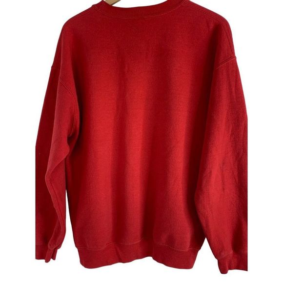 Mens DC Comic Red Super Hero Flash Graphic sweatshirt pull over large 6191 - Picture 7 of 8